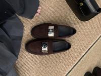 Mocasines perezosos con bloqueo de metal de un pedal, nuevos zapatos de cuero pequeños con plataforma de cabeza redonda de estilo británico - details 20