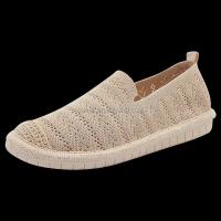 Se lanzó la nueva marca de moda de zapatos de lona de alta calidad de verano con encaje de fondo plano para mujer - details 6