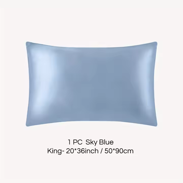 Funda De Almohada 100% Seda Morera, Suave Y Sedosa, Protector De Almohada De Calidad Premium Para Dormitorio, Sofá, 1 unidad - 1