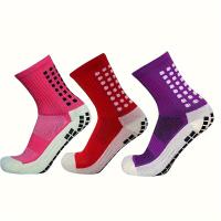 1/3/10 Pares de Calcetines Atléticos Antideslizantes con Pegamento de Puntos, Suela de Toalla Engrosada, Tejido de Malla Transpirable - Ideales para Correr y Deportes, para Hombres y Mujeres, Colores Surtidos, Calcetines Bonitos - details 7