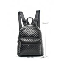 Mochila informal de gran capacidad con bordado simple e impresión, mochila escolar de viaje al aire libre transfronterizo - details 5