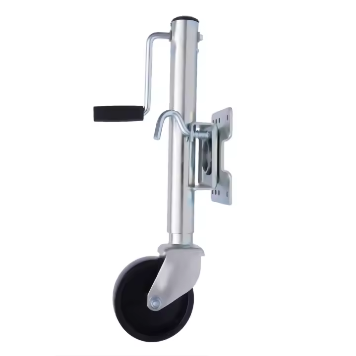 Rueda automática de alta resistencia, rueda de Nariz de remolque para remolques de automóviles, 1200 LB - 1