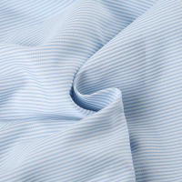 Pantalones cortos básicos cómodos e informales sueltos con botones de cintura elástica tejidos a rayas de verano para mujer - details 39