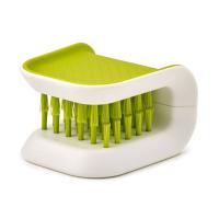 BladeBrush-limpiador de cuchillos y cubiertos, cepillo de cerdas para fregar, lavado de cocina, antideslizante, talla única, Verde - details 0