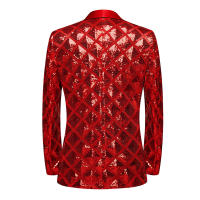 Vestido de lentejuelas para hombre, chaqueta de traje, abrigo de esmoquin para fiesta y festival - details 10