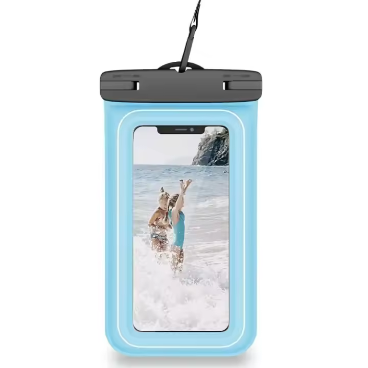 Bolsa para teléfono impermeable flotante de esponja: ideal para diversión de natación, flotante, playa, camping y parque acuático - 1
