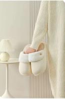 Zapatillas de algodón desmontables y lavables para interiores para hombre y mujer, pantuflas de lana de felpa para el hogar, antideslizantes, impermeables, cálidas y gruesas - details 6