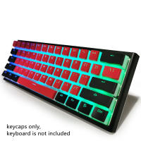 Teclas PBT de doble disparo retroiluminadas para teclado mecánico Cherry MX Gateron, teclas de perfil OEM, color negro y rojo, 108 - details 4