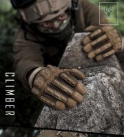 Guantes tácticos para motocicleta, Guantes tácticos militares tácticos para operación táctil, protección duradera para Motocross y caza - details 6