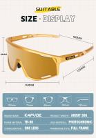 Kapvoe-gafas de sol fotocromáticas rojas para ciclismo, lentes fotocromáticas azules para ciclismo de montaña, deportivas, para hombre - details 14