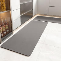 Alfombrilla superabsorbente para suelo de tierra de diatomeas, Color sólido, antideslizante, de secado rápido, para cocina y baño - details 10