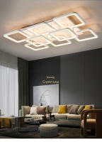 LEFAN-luces LED para habitación, lámparas de techo modernas para sala de estar, dormitorio, Hotel, oficina, Rectangular, regulable, 90CM - details 0