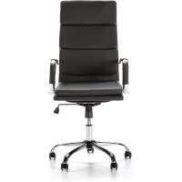 Morgan reclinable Negro, Piel sintética, Silla ejecutiva con reposacabezas y conjín engrosados, Altura Ajustable, - details 5