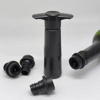 Bomba de plástico para ahorro de vino, sellador de botellas duradero con 10 tapones de vacío, reutilizable, para todas las botellas de vino estándar - details 6