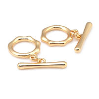 Anillo redondo de latón de Color dorado de 18K, cierre de palanca circular O, cierres de conexión para pulsera, suministros para fabricación de joyas, accesorios Diy - details 37