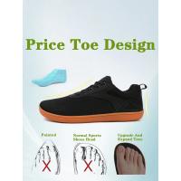 Zapatos de punta ancha, zapatos informales transpirables de malla Unisex para hombre, cómodos zapatos deportivos para caminar descalzos al aire libre - details 5