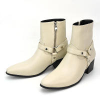 Botas Chelsea para hombre con hebilla británica puntiaguda - details 12