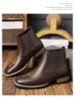 Jersey bordado, botas Chelsea para hombre - details 4