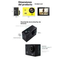 camara deportiva 4k camara wifi buceo camara deportiva dv hd impermeable exterior camara subacuatica - details 0
