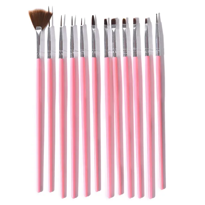 Set de Bolígrafos para Arte de Uñas KADS 12PCS Material Plástico Acrílico Set de Brochas para Dibujo de Uñas Adecuado para DIY Salón en Casa - 1