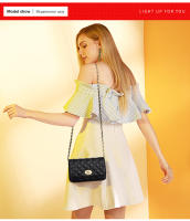 FOXER-Bolso cruzado de cuero dividido para mujer, bandolera de hombro con solapa, a la moda - details 6