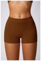 Pantalones cortos de Yoga para mujer, Shorts deportivos elásticos, antideslumbrantes, transpirables, de secado rápido - details 1