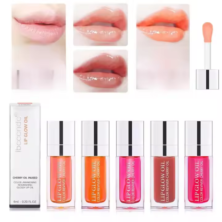 Brillo Labial Hidratante Bálsamo Labial Nutritivo de Duración Larga Resalta tus Labios, Repara y Hidrata - 1