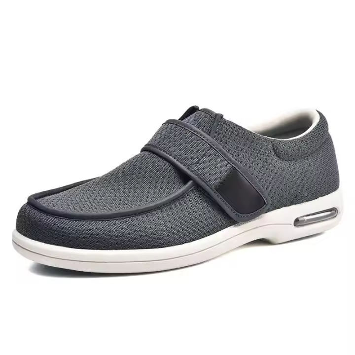Nuevos zapatos cómodos con gancho de alta calidad para hombres mayores, Hospital de EE. UU., mocasines médicos suaves personalizados de talla grande US13.5, gran oferta - 1