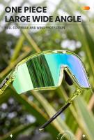 Kapvoe-gafas de sol fotocromáticas para deportes al aire libre para hombre, lentes de ciclismo de montaña, para correr, Color Rojo - details 2