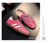 Nuevos zapatos de cuero de vaca rosa para deportes y ocio que aumentan la altura interior - details 41