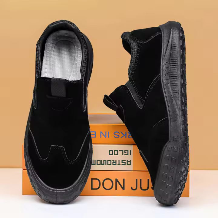 Nuevo verano transpirable bolsa de cabeza sitio de trabajo zapatos para hombres tendencia versátil suela suave zapatos deportivos - 1