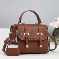 Bolso bandolera de gran capacidad para mujer de moda de alta gama 21533 con cierre de cremallera - details 6