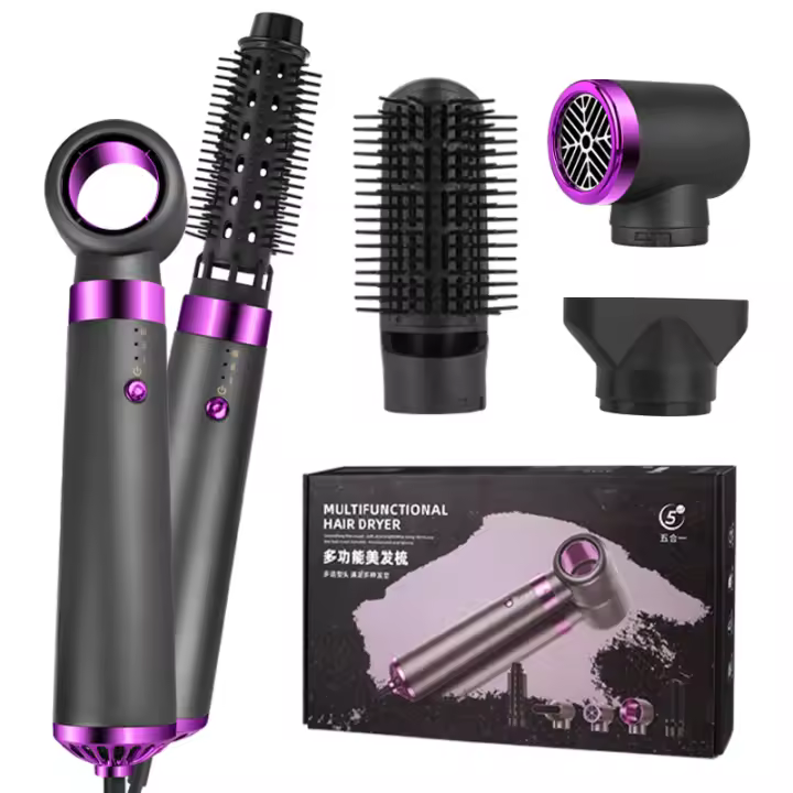SSITO Cuchillo Secador de Pelo 3 en 1 con Ventilador de Aire Caliente y Voluminizador - 1