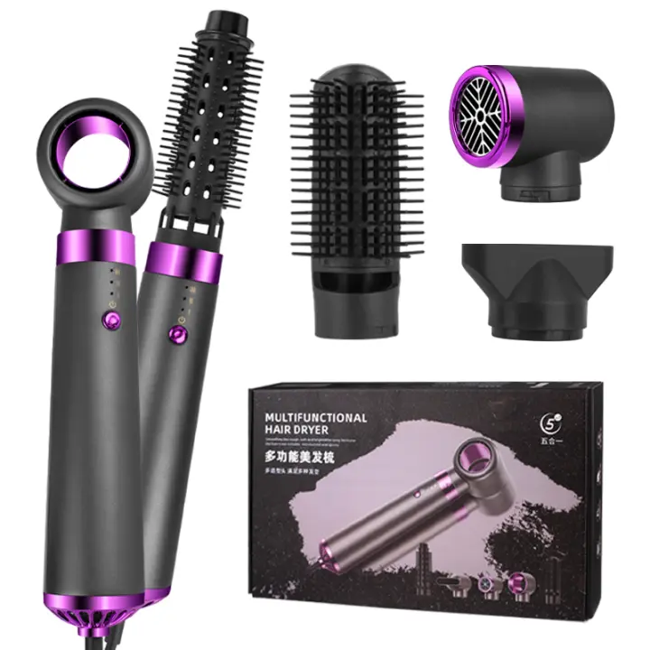 SSITO Cuchillo Secador de Pelo 3 en 1 con Ventilador de Aire Caliente y Voluminizador - 1