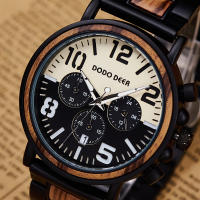 Reloj de Madera para Hombre DODO DEER – Reloj de Cuarzo Multifuncional Personalizado, Estilo Clásico y Elegante - details 13