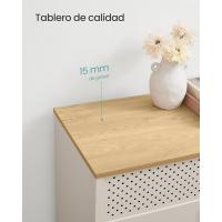 Armario de Almacenamiento de Metal Doble Puerta Magnética, Estante Ajustable, Marco de Acero, 40 x 80 x 76 cm, Marrón Rústico y Negro - details 29
