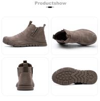 Botas de Trabajo de Acero Indestructibles Zapatos de Trabajo Anti-Agujeros para Hombres - details 4