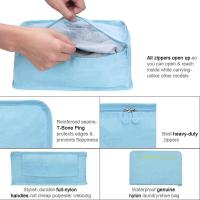 Bolsas organizadoras para maletas, 6 piezas, impermeables, incluye cubos de embalaje, 3 bolsas de compresión - details 9