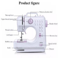 Máquina de Coser Portátil 12 Puntadas Diferentes with Pedal y Lámpara Integrada - details 6