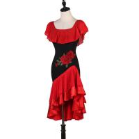 Los trajes de baile latino hechos a medida con borlas no son elegibles para devolución ni cambio. Temezcla cuidadosamente tu talla corporal. - details 7