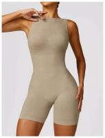 Mono de Yoga con Espalda Hermosa y Hueca Traje Deportivo de Fitness para Mujer Material Exterior de Nylon T-Shirt - details 23