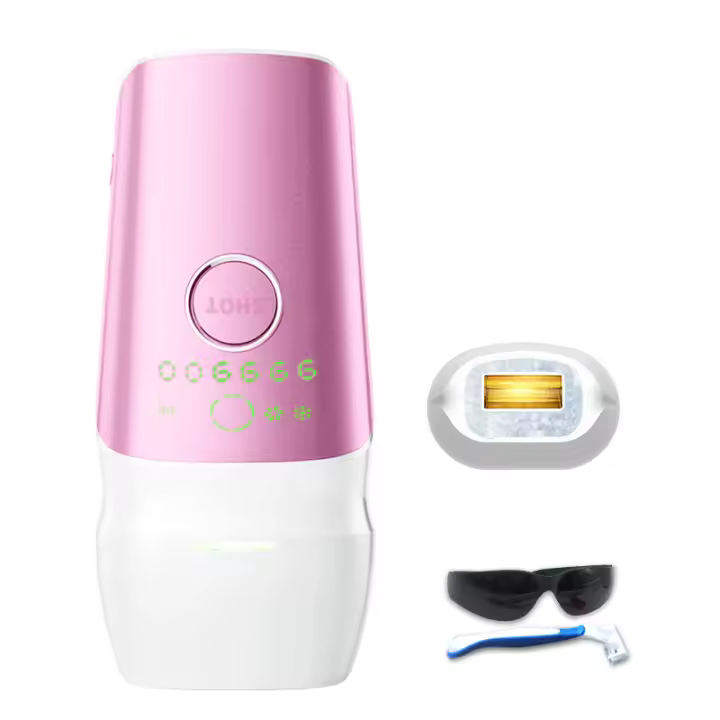 Vancotar-depiladora láser de refrigeración para mujer, 999900, Flash rosa para mujer, Bikini intermitente automático, recortadora de uso doméstico, depilación IPL - 1