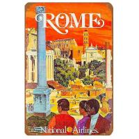 Carteles de hojalata de Metal de paisaje Vintage, decoración de pared para bares, hombre, cueva, cafetería, clubes, Hawaii, Holanda, Santorini, Venizia, Roma - details 6