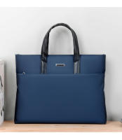Bolso para ordenador portátil de negocios, maletín de alta calidad, bolso oficial para hombre, gran capacidad, impermeable, negro, azul y gris - details 10