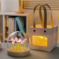 Lámpara de Noche de Tulipán Artificial Hecha a Mano DIY Decoración de Dormitorio LED - details 11