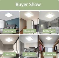 Lámpara De Techo LED Cuadrada Para Dormitorio 48W 36W 24W 18W Lámpara Moderna Para Oficina Y Cocina Iluminación Interior Decorativa - details 11