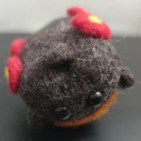Juguete de fieltro Pui Molcar terminado, Animal bonito creativo, muñeco de juguete hecho a mano, juguete de fieltro de lana, juguete de fieltro de lana DIY, regalo para niños - details 28