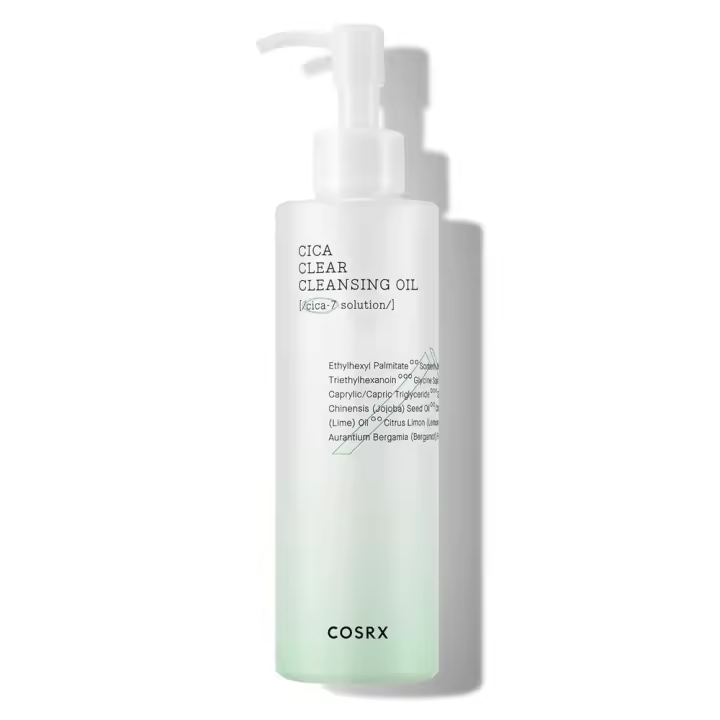 Aceite limpiador COSRX Pure Fit Cica, 6,76 fl. oz / 200 ml Centella purificadora de aceite ligero para pieles sensibles |   Complejo CICA-7, - 1