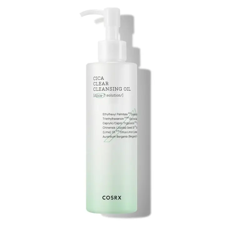 Aceite limpiador COSRX Pure Fit Cica, 6,76 fl. oz / 200 ml Centella purificadora de aceite ligero para pieles sensibles |   Complejo CICA-7, - 1