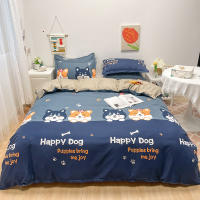 4in1 Bedsheet Bedding Set High Quality Cotton Bedsheet Set Duvet Cover Single/Queen/King Size - details 5
